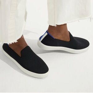 Rothy's Black and Blue women’s Slip-On Loafers/Sneakers